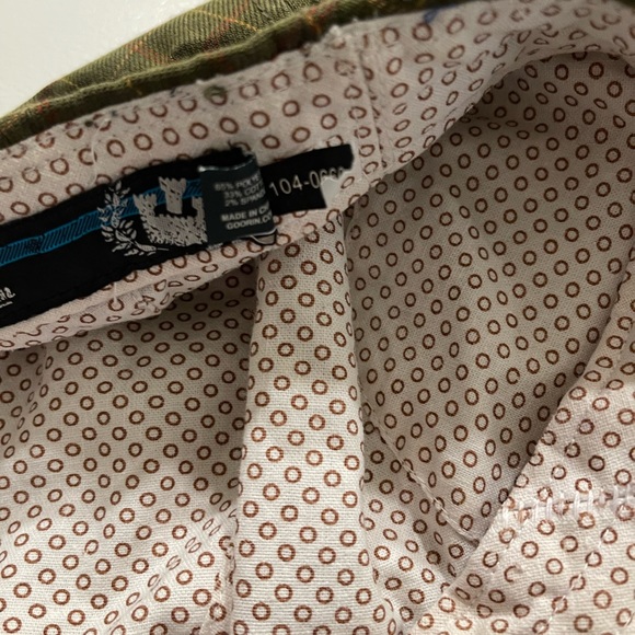 Goorin Bros Plaid Green Newsie Hat Size XS - Picture 7 of 11